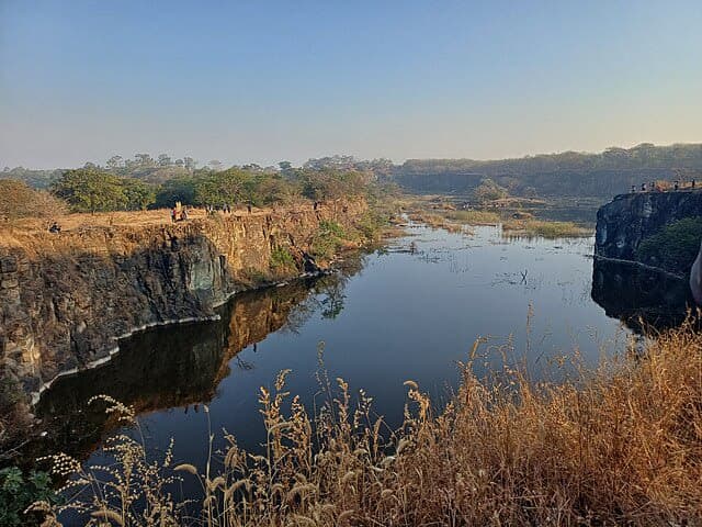 Scenic trails and lush greenery on Vetal Tekdi, Pune's highest hill